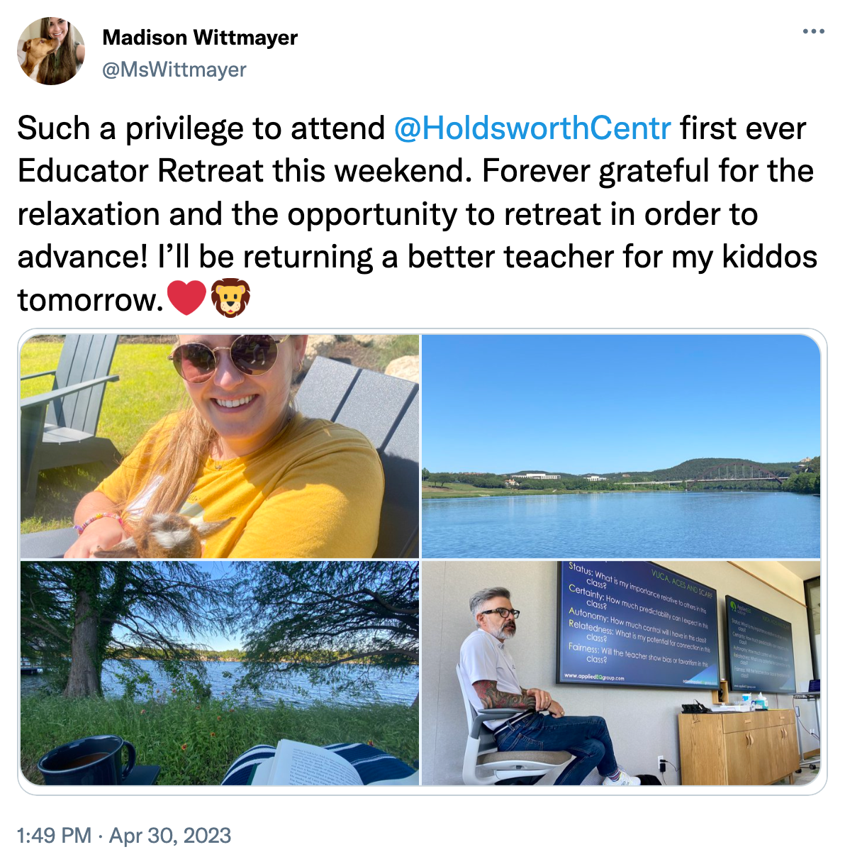 Madison Wittmayer tweet